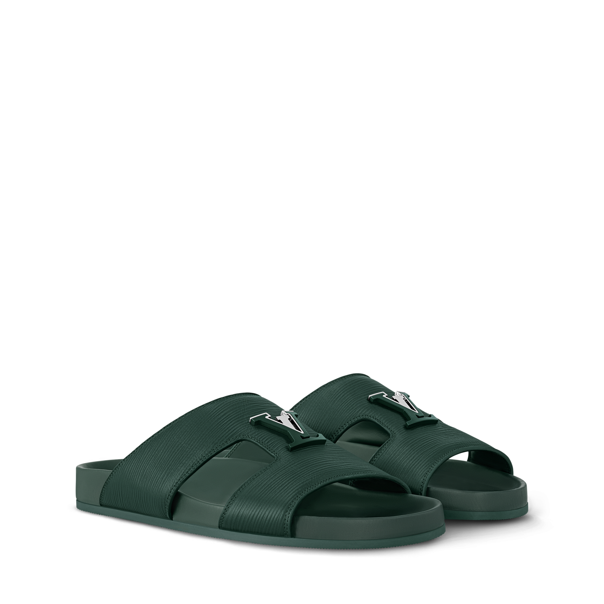 【LVイニシャルが◎ /緑】Louis Vuitton サンダル Citybreak LV Citybreak Mule - Shoes | LOUIS VUITTON